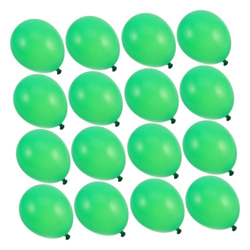 Vaguelly 50 Stück Grüner Ballon Grüne Luftballons Festival-hintergrunddekoration Luftballons Fallen St Pattys Dekorationen Partydekorationen Zum St. Patricks Day Partyballons Emulsion Green von Vaguelly