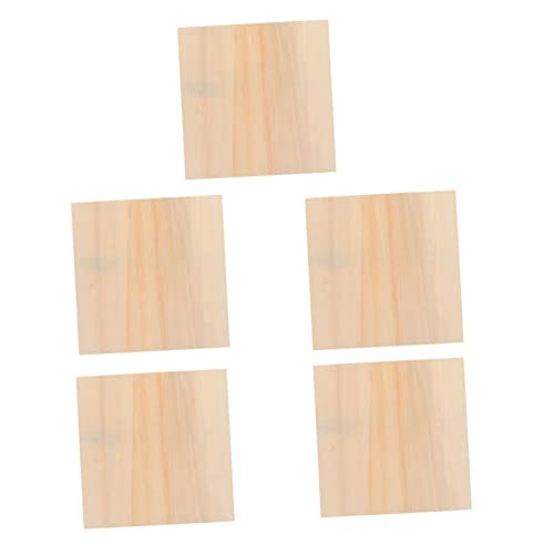 Vaguelly 5st Leerer Bilderrahmen Aus Holz Quadratischer Rahmen Personalisierter Fotorahmen Foto-ornament-rahmen Wiegenbretter Leinwandplatten Bemalen Bilderrahmen Selber Machen Panel Würfel von Vaguelly