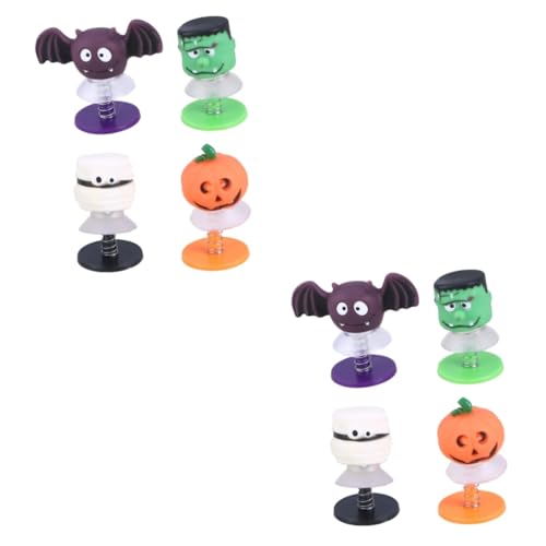 Vaguelly 8 Stück Sprungpuppe Kürbis Lustige Spielzeuge Halloween Bounce Kleidung Kleine Fliege Sprungspielzeug Springspielzeug Spielzeug Im Cartoon Stil Spielzeug von Vaguelly