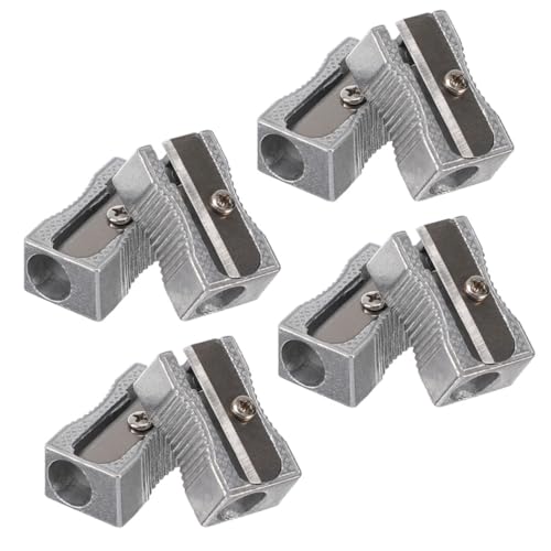 Vaguelly 8St office supplies bürozubehör statiko schulzeug bleistift spitzmaschine knives sharpeners schulsachen knife sharpeners Hand Mini Schärfer Schreibwaren Schulbedarf Metall von Vaguelly