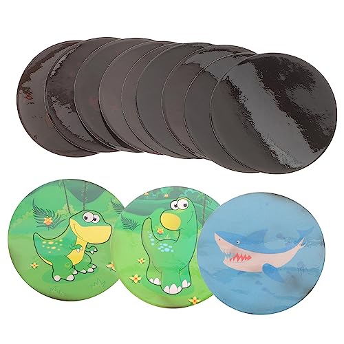 Vaguelly 9St Aufkleber mit Farbwechsel Kleinkind Cartoon-Aufkleber motivationsaufkleber Wiederverwendbare Sticker Trainingsaufkleber für Kinder Töpfchen-Trainings-PIPI-Aufkleber Lichtfilm von Vaguelly