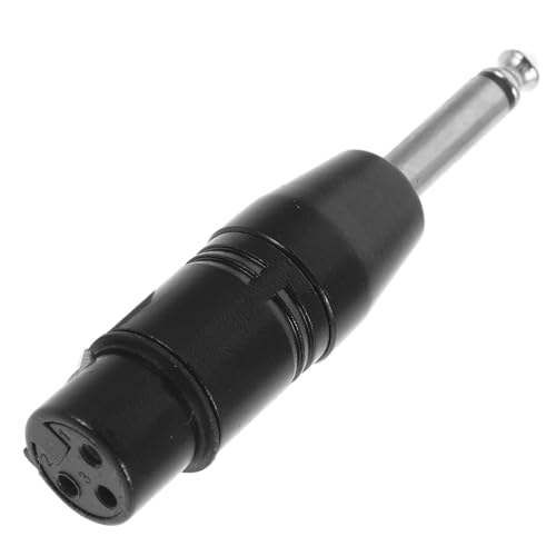 Vaguelly Audio Adapter Kopfhörer Mikrofon Adapter Klinkenadapter Für Kopfhörer Stereo Kopfhöreranschlüsse Männlicher Xlr Stecker Auf Ts Konverter Stereo Klinkenadapter 635 Mm Xlr von Vaguelly