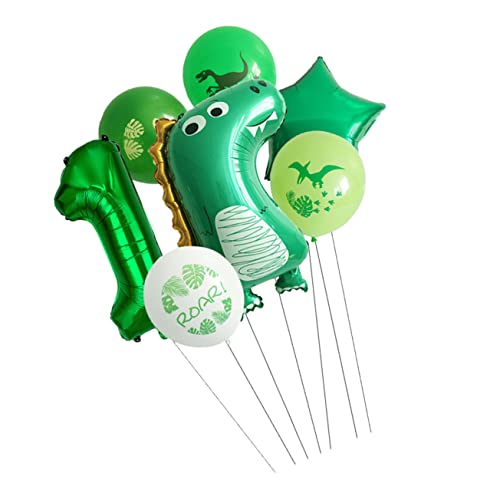 Vaguelly Dinosaurier-ballon Zahlenballons Luftballon Luftballons Partyballons Dekorative Geburtstagsballons Ballons Dinosaurier Ballons Geburtstagsfeier Layout-zubehör Emulsion von Vaguelly
