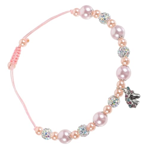 Vaguelly Einhorn Armband Einhorn-charm-armband Zartes Damenarmband Damenschmuck Exquisites Armband Weiblicher Schmuck Perlen Armband Verschleißfestes Damenarmband Perlenarmbänder Legierung von Vaguelly