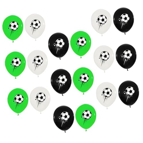 Vaguelly Fußball Themenballons Latexballons Für Fußball Geburtstagsfeiern Und Partydekorationen Dekorative Luftballons Für Erwachsene von Vaguelly