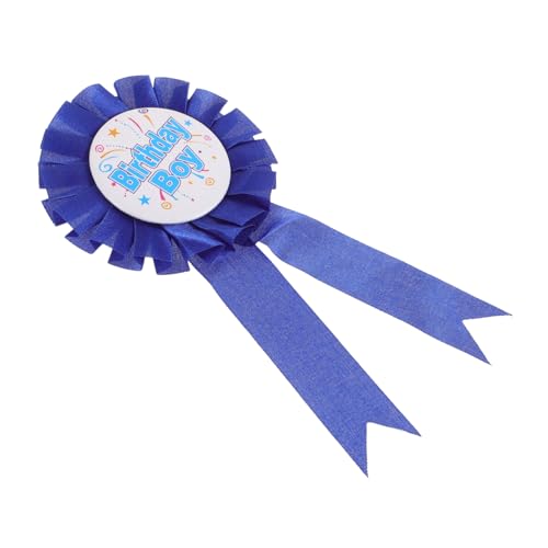 Vaguelly Geburtstagskind-abzeichen Preisband Zum Geburtstag Geburtstags-button-pin Geburtstagsfeier Stift Broschen Für Jungen Alles Zum Geburtstag-abzeichen-pin Blue Weißblech von Vaguelly