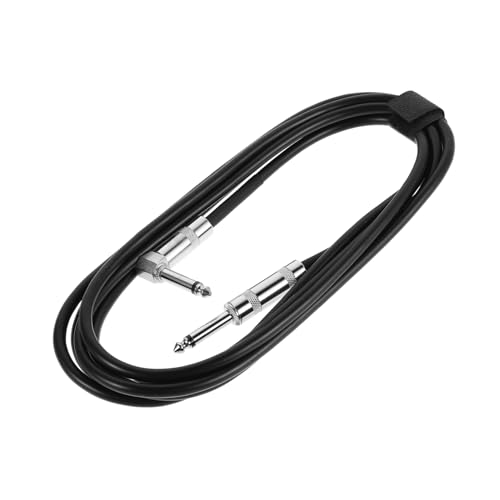 Vaguelly Gitarrenkabel Patchkabel Für Instrumente Gitarrenpedalkabel Gitarrenverstärkerkabel Kabel Für Bassverstärker Pedalboard-kabel Gitarren-effektkabel Gitarrenzubehör Kupferkern Black von Vaguelly