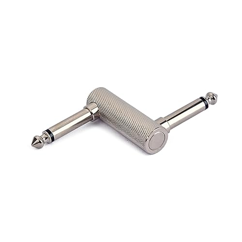 Vaguelly Koppler für Gitarren-Effektpedale Gitarren-Pedalboard- Adapter für Gitarrenpedale Instrumenten-Steckverbinder Pedalboard-Zubehör für Effektpedal vom Typ z Silver von Vaguelly