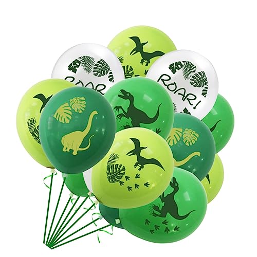 Vaguelly Latexballons deckenverkleidung dino ballon Balloon ornaments Dinosaur balloons Window decorations Dekorationen für Themenpartys Partydekoration luftballons Ballons bedrucken Green von Vaguelly