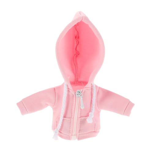 Vaguelly Miniatur üße Puppen Hoodie Hoodie Für Puppen Kleidung DIY Outfit Für Sammler Und Pink BJD Puppen Hoodie Zubehör von Vaguelly