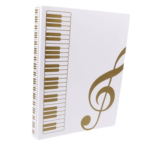 Vaguelly Ordner Musik Dokumentenhalter im A4-Format Ordner-Organizer für Musik Musikordner a4 Dokumentenorganizer aktenordner Dateiordner dokumententasche Datei Zubehör Notizbuch Binder pp von Vaguelly