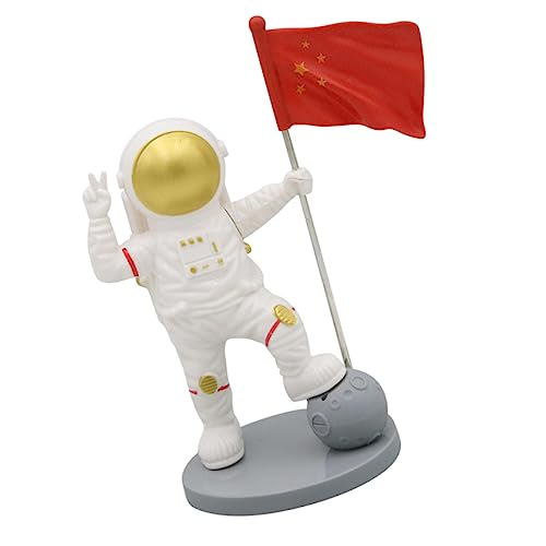 Vaguelly Ornamente Dekorationen Dekorieren Astronaut Kit Mond Kuchen Auto Kunststoff von Vaguelly