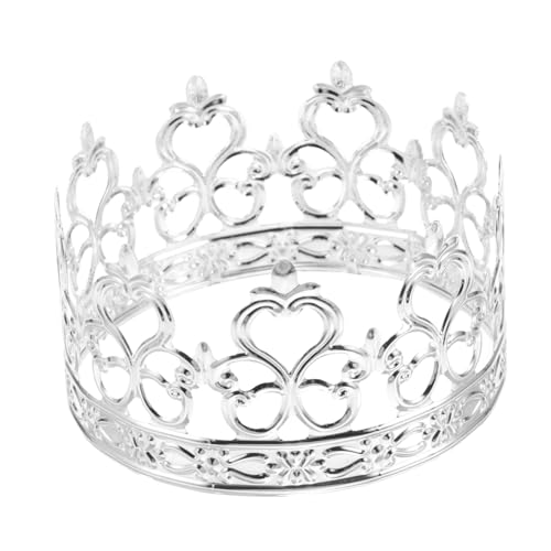 Vaguelly Silber Krone Kuchen Topper Mini Prinzessin Krone Tiara Kuchen Dekoration Hochzeit Geburtstag Party Kuchen Dekoration Tiara Kuchen Topper Prinzessin Cupcake Ornament von Vaguelly