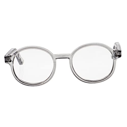 Vaguelly Stylische Puppenbrille Aus Transparentem Material Langlebige Accessoires Für Puppen Große Brille Ideal Für Puppenkostüme Und Kreative Spielideen von Vaguelly