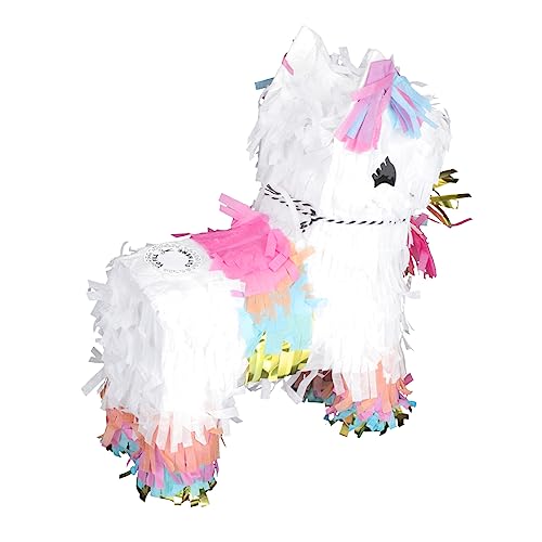 Vaguelly -piñata Miniatur-pinatas Komisches Zeug Einhorn-pinata Dekorationen Massenspielzeug -plüschtier Party -stofftier Plüschgefüllte Tiere Abs Plüschtiere Papier Colorful von Vaguelly