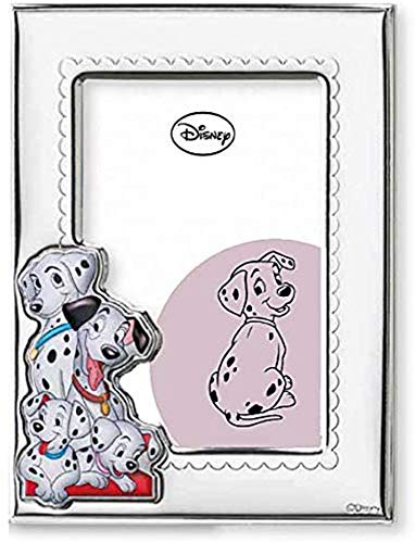 Valenti Argenti Law Portafotos 925M Silver Frame Bilaminats Foto Disney 9X13Cm. 101 Dalmatas Versilberte Spiegeleffekt von Valenti Argenti