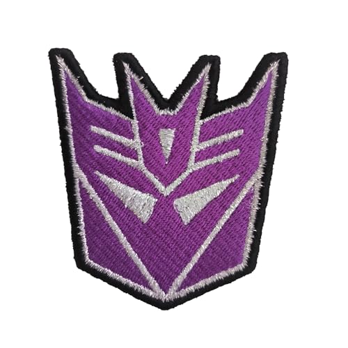 VALKYNEA 100% bestickter Aufnäher inspiriert von Anime Fan Art/Decepticons/Patch Embroidery (zum Aufbügeln/Iron) von Valkynea