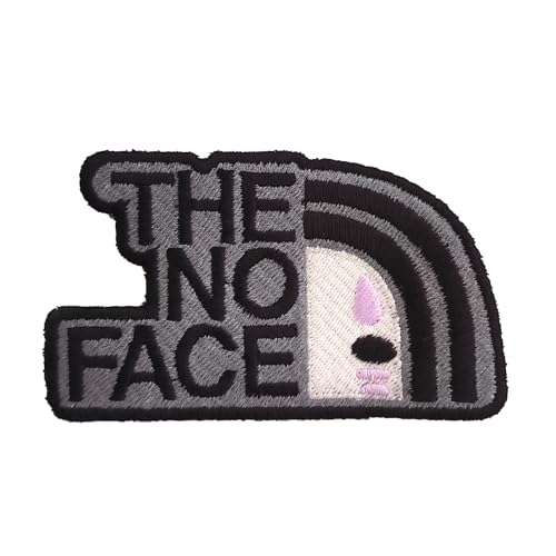 VALKYNEA Aufnäher, 100 % bestickt, inspiriert von Anime Fan Art/The No Face/Ghibli/Patch Embroidery / Stickerei (zum Aufbügeln) von Valkynea