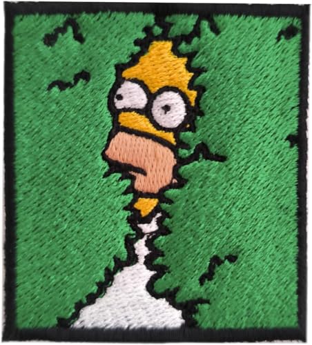 VALKYNEA Aufnäher 100 % bestickt, inspiriert von Anime-Fan, Art/Homere/Patch-Embroidery-Patch (Hook & Loop) von Valkynea