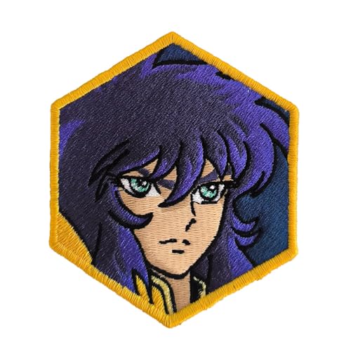 VALKYNEA Bestickter Aufnäher inspiriert von Anime Fan Art/Skorpion/Tierkreisritter/Patch-Embroidery/bestickte Applikation (Velcr0 (Hook & Loop)) von Valkynea