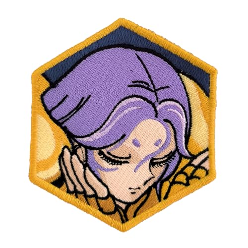 VALKYNEA Bestickter Aufnäher inspiriert von Anime Fan Art/Widder/Tierkreisritter/Patch Embroidery Applikation (zum Aufbügeln) von Valkynea