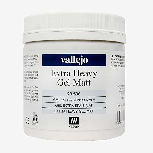 AV-Acryl-Medium: Extra Heavy Gel Matt 500ml von Vallejo