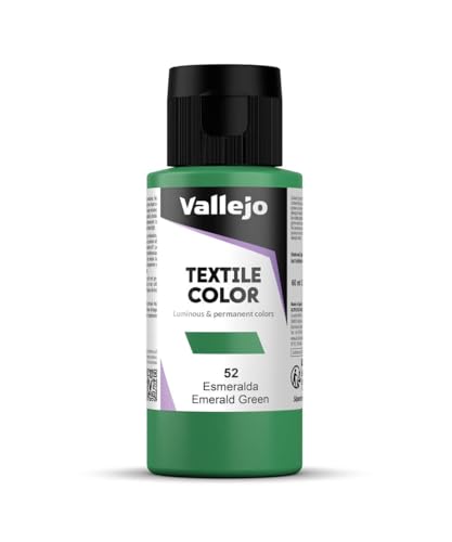 AV Acrylicos Vallejo: Textilfarbe Vallejo Textile Color 40052 Emerald Green (60ml) von Vallejo