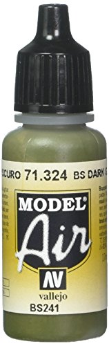 AV Vallejo (Modell Air 17 ml – BS Dark Grün von Vallejo