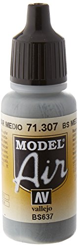 AV Vallejo (Modell Air 17 ml – BS Medium Sea Grey von Vallejo