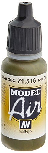 AV Vallejo (Modell Air 17 ml – N41 Dark Olive Drab von Vallejo