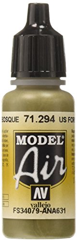 AV Vallejo (Modell Air 17 ml – US Forest grün von Vallejo