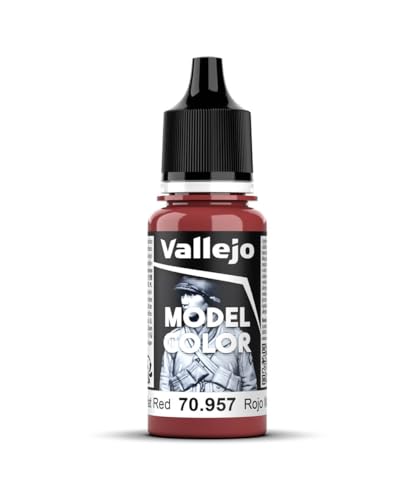 Vallejo, Model Color, Acrylfarbe, 17 ml Flach Rot von Vallejo