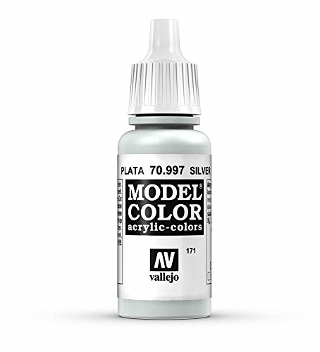 Vallejo, Model Color, Acrylfarbe, 17 ml metallic silver von Vallejo