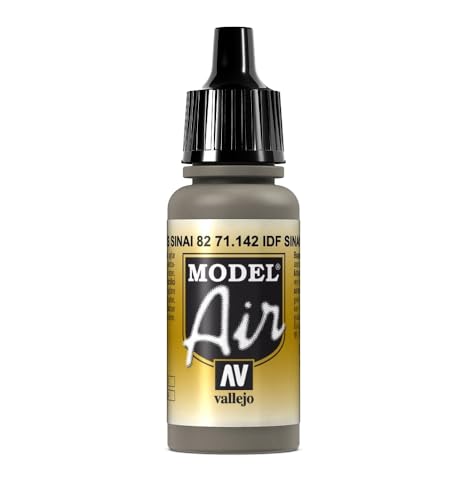 Vallejo (Modell Air 17 ml Farbe IDF Sinai Grey 82 von Vallejo