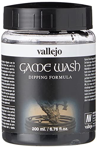 Vallejo 773301 Wash-Color, Schwarz, 200 ml von Vallejo