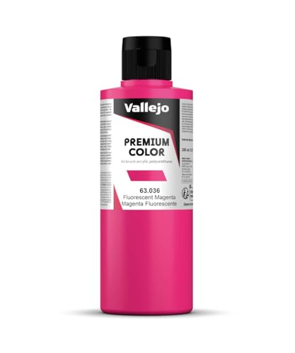 Vallejo 063036 Magenta, Fluoreszierend, 200 ml, beige, 1 Count (Pack of 1) von Vallejo