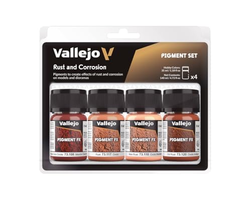 Vallejo 073194 Pigment-Set Rost und Korrosion von Vallejo