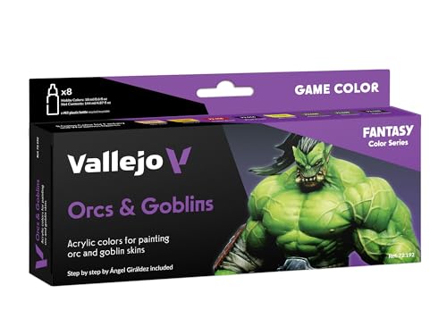 Vallejo 120116 772192 Farb-Set Orcs & Goblins, 8x18 ml von Vallejo