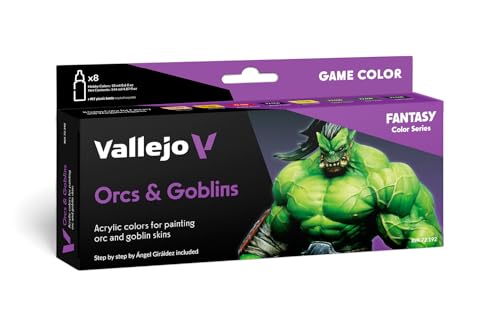 Vallejo 120116 772192 Farb-Set Orcs & Goblins, 8x18 ml von Vallejo