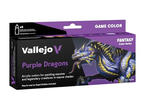 Vallejo 120116 772194 Farb-Set Purple Dragon, 8x18 ml von Vallejo