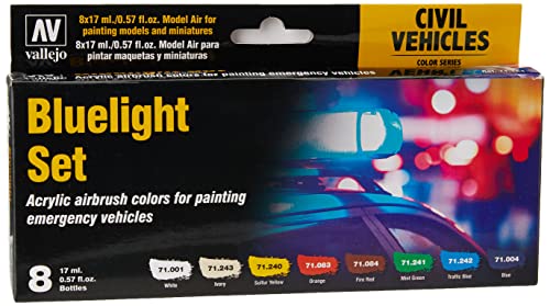 Vallejo Model Air Set - Bluelight Set (x8) - (VAL71154) von Vallejo