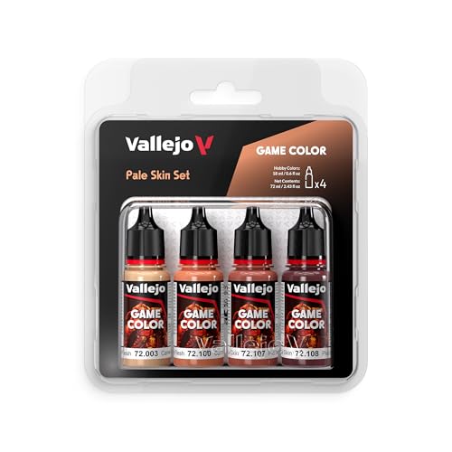 Farb-Set Blasse Haut, 4X 18 ml von Vallejo