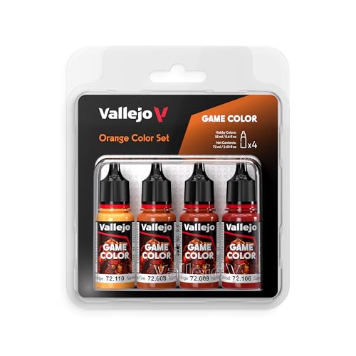 Farb-Set Orange, 4X 18 ml von Vallejo