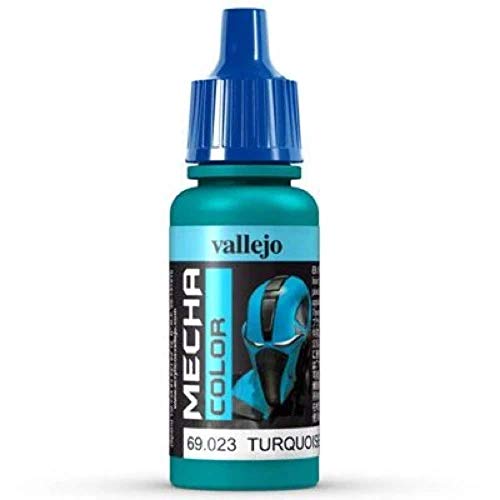 Vallejo AV Mecha Acryl-Farbe für Airbrush, 17 ml türkis von Vallejo