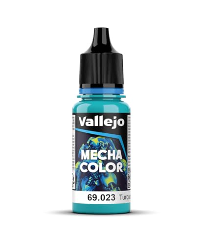 Vallejo AV Mecha Acryl-Farbe für Airbrush, 17 ml türkis von Vallejo