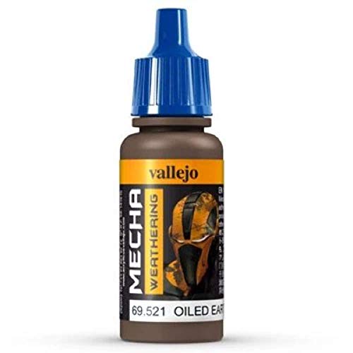 Vallejo AV Mecha Acryl-Farbe für Airbrush 17 ml Oiled Earth Wash von Vallejo