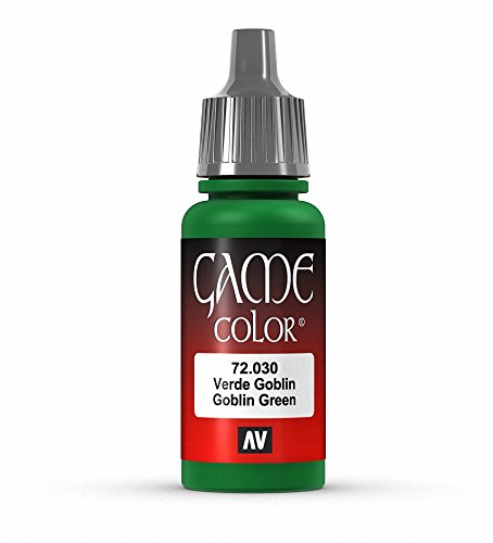 Vallejo Game Farbe, 17-ml-Acrylfarbe Goblin Green von Vallejo