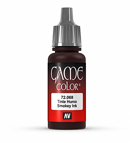 Vallejo Game Farbe, 17-ml-Acrylfarbe Smokey Ink von Vallejo