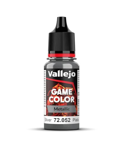 Vallejo Game Farbe, 17-ml-Acrylfarbe silber von Vallejo