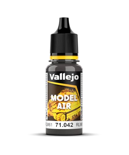 Vallejo Model Air Acrylfarbe, 17 ml Camouflage Black Brown von Vallejo